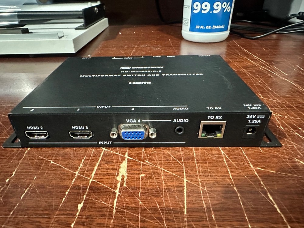 Crestron HD-MD-400-C-E HDMI Multiformat Switch And Receiver/Transmitter -Tested