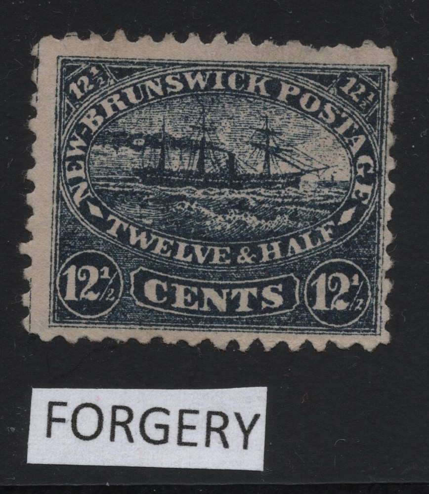 #10 New-Brunswick Canada used FORGERIE
