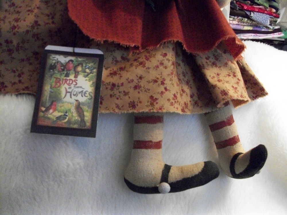 Pattern, sewing, primitive Annie doll, 22 in., Dumplinragamuffin #101