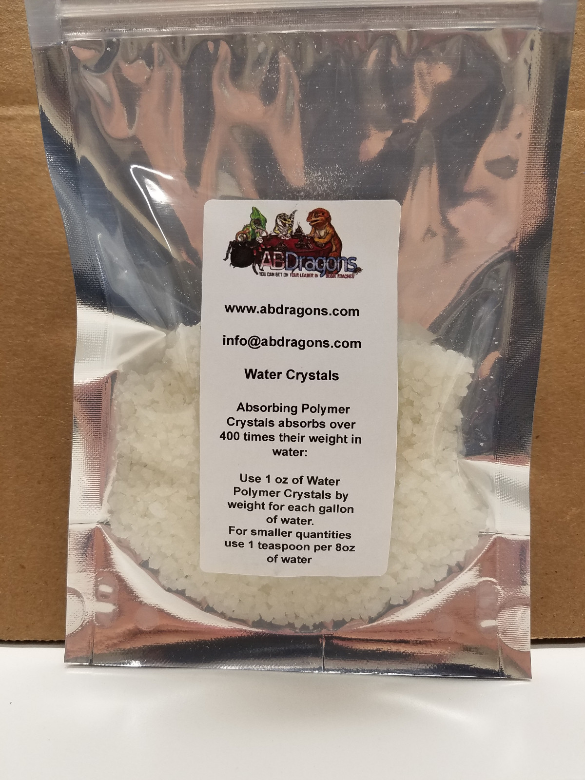 5 LBS Medium Water Polymer Crystals Free Shipping USPS or FedEx Express Saver