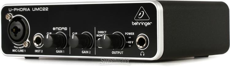 Behringer U-Phoria UMC22 USB Audio Interface