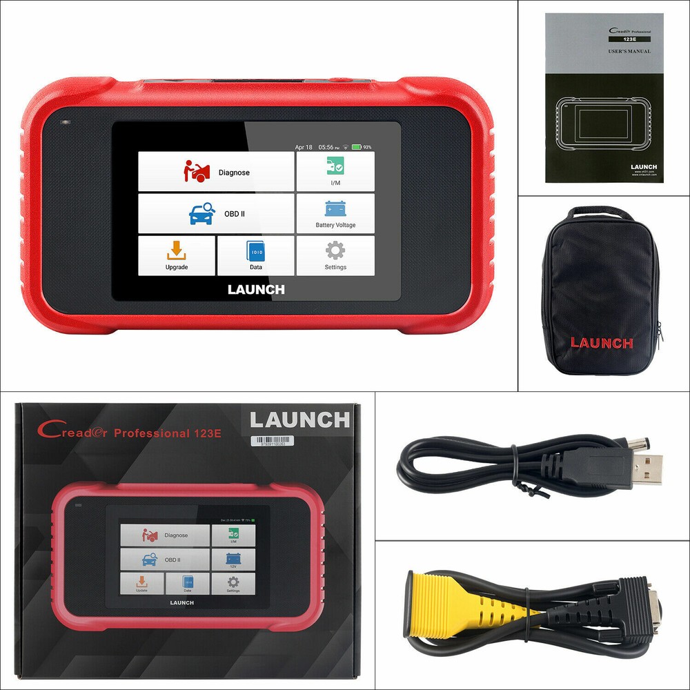 LAUNCH CRP123E Car OBD2 Scanner Code Reader Check Engine ABS SRS Diagnostic Tool