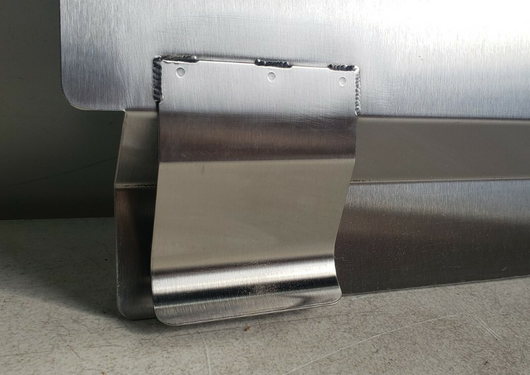 FMP Commercial Stainless Steel Fryer Splash Guard 20.5"L x 18"H