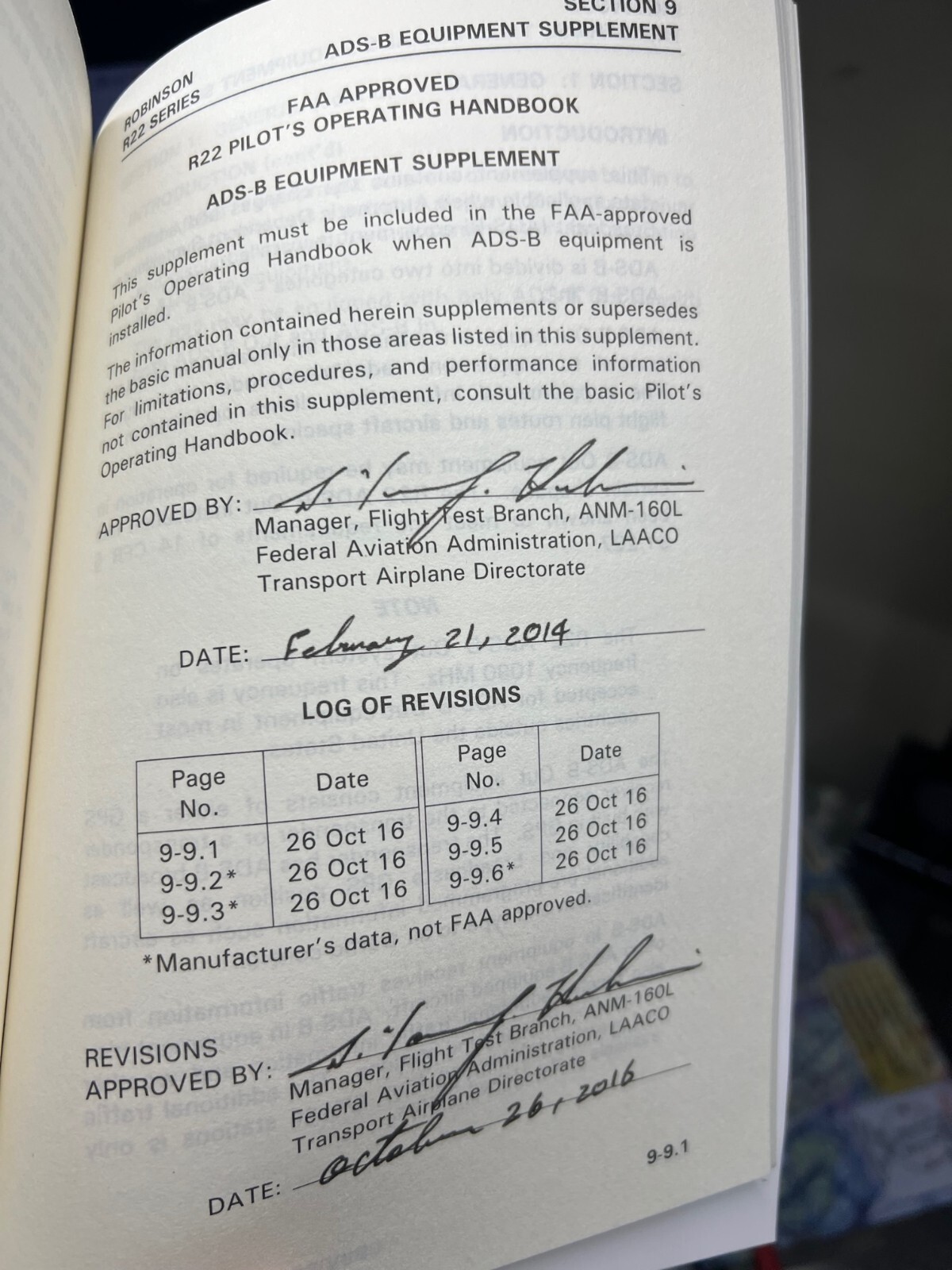Robinson 22 Pilot Operating Handbook