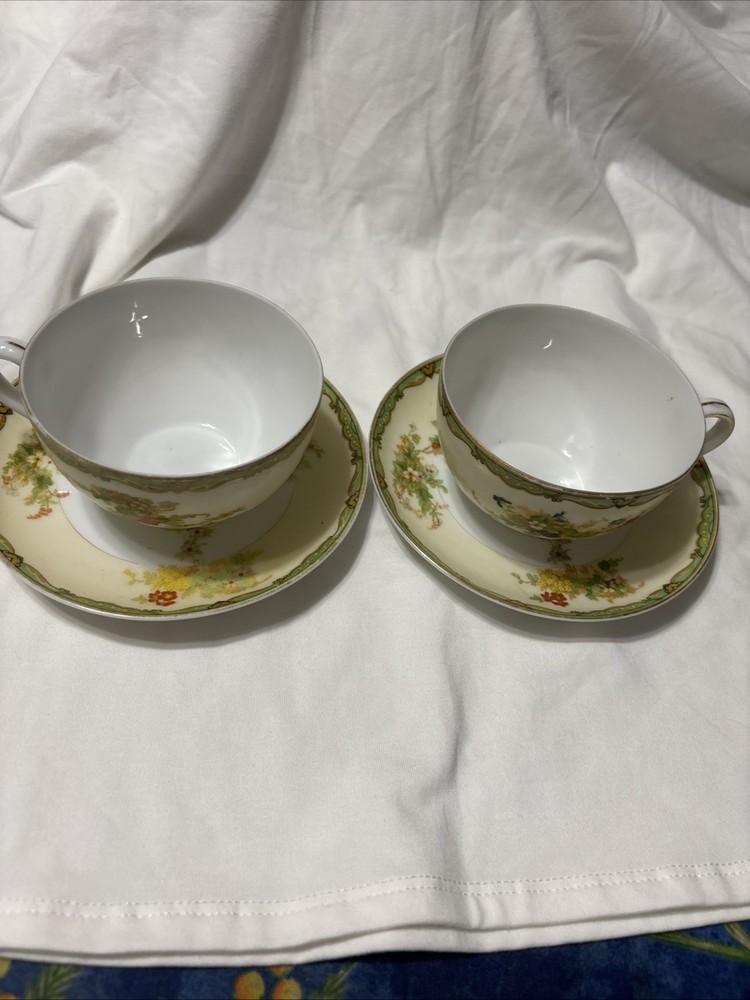 Empress Woodmere 2 CUPS & 2 SAUCERS