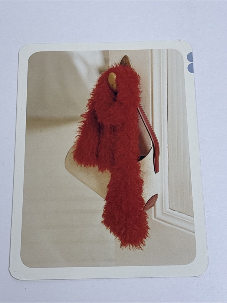 Fuzzy Scarf Knitting Pattern Card