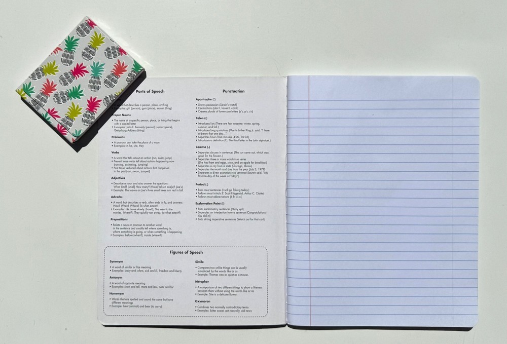 Studio C Notebook Composition Book & Mini Pocket Size Notes Pad Bundle