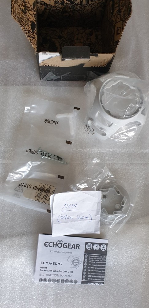 Mount For Amazon Echo Dot (4th Gen) EGMA-EDM2 White