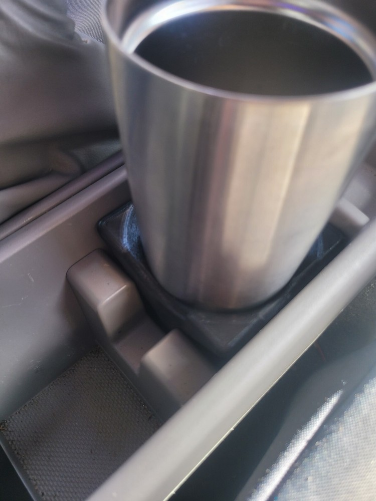 Subicup Square Cup Holder Adapter BLACK Compatible with Subaru 2009-2013 Models