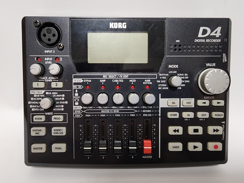 KORG D4 Digital Recorder Compact 4-track