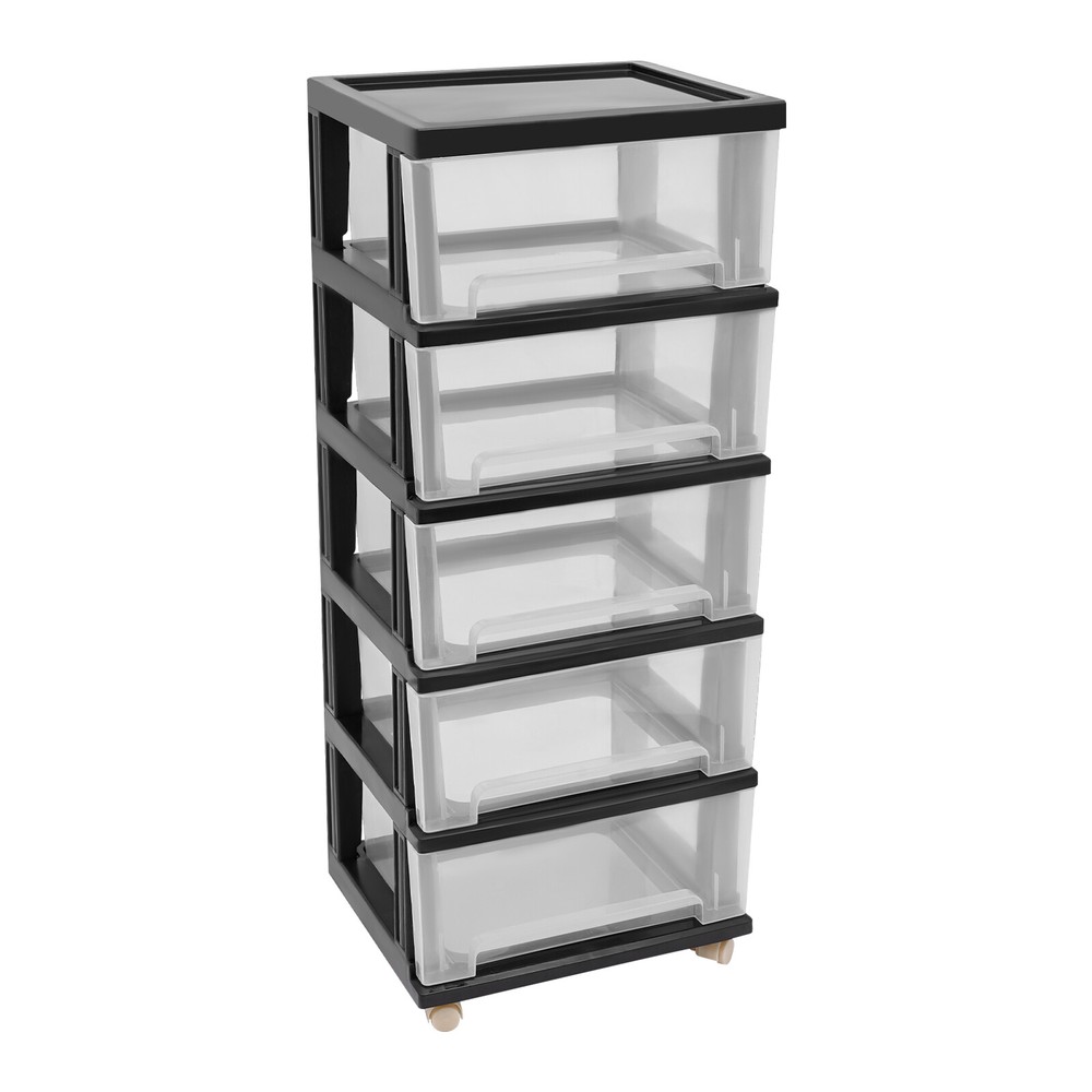 Plastic Storage Drawers, 5 Plastic Drawer Storage ,Plastic Organizer Drawer Cart