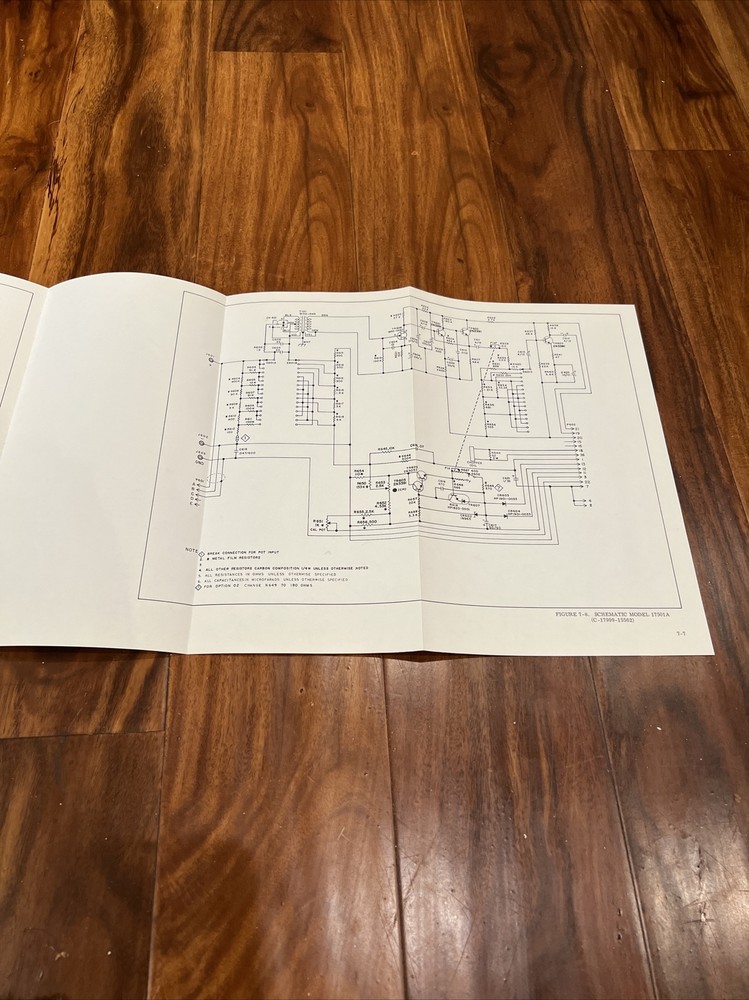 HP 17501A ~ 1 MV Multiple-Span Input Module ~ Operating & Service Manual