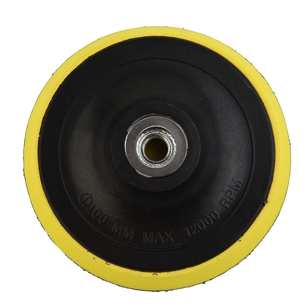4inch 100mm Hook &Loop Buffing Pad Rotary Backing Pad With M10 Drill Adapter
