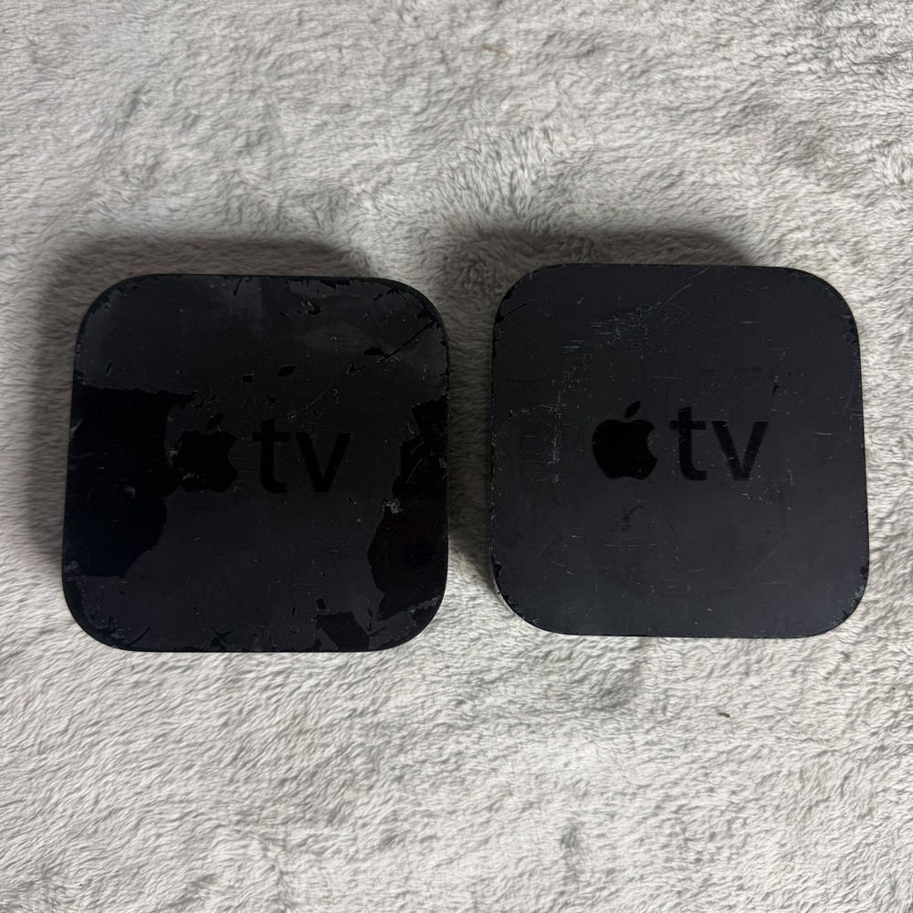 2 Apple TV UNTESTED no power cable