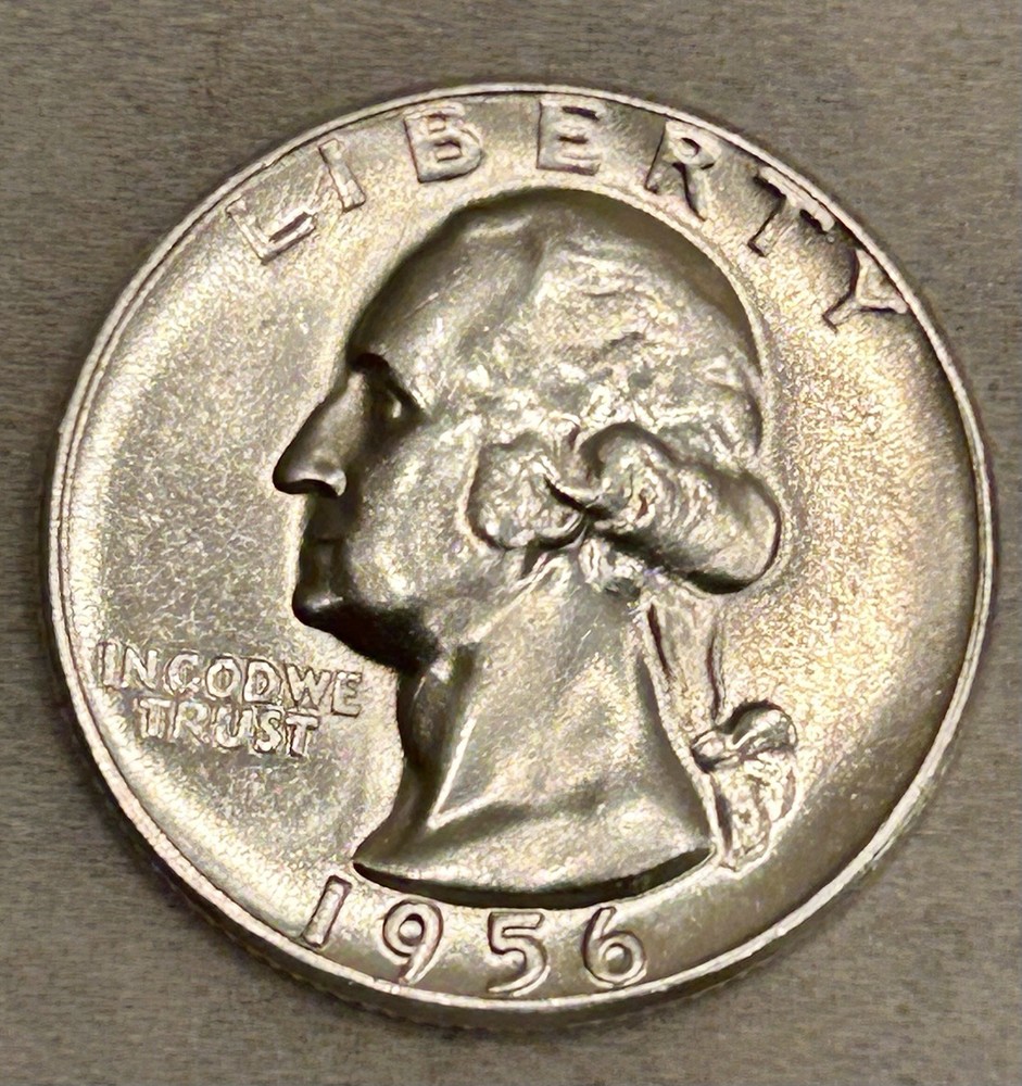 1956 Type B Reverse Washington Quarter --- Very Choice Uncirculated