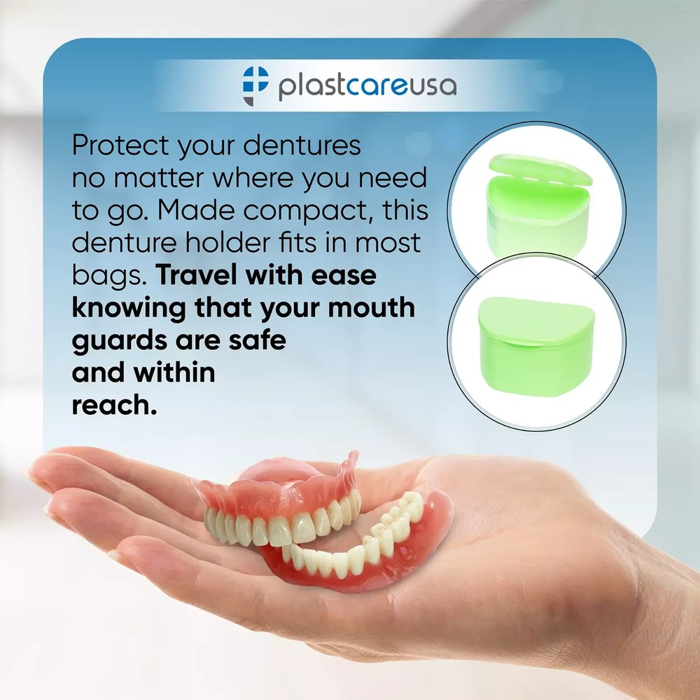 12Pcs Denture Boxes – Assorted Dental Storage Case for Retainers & Mouthguards