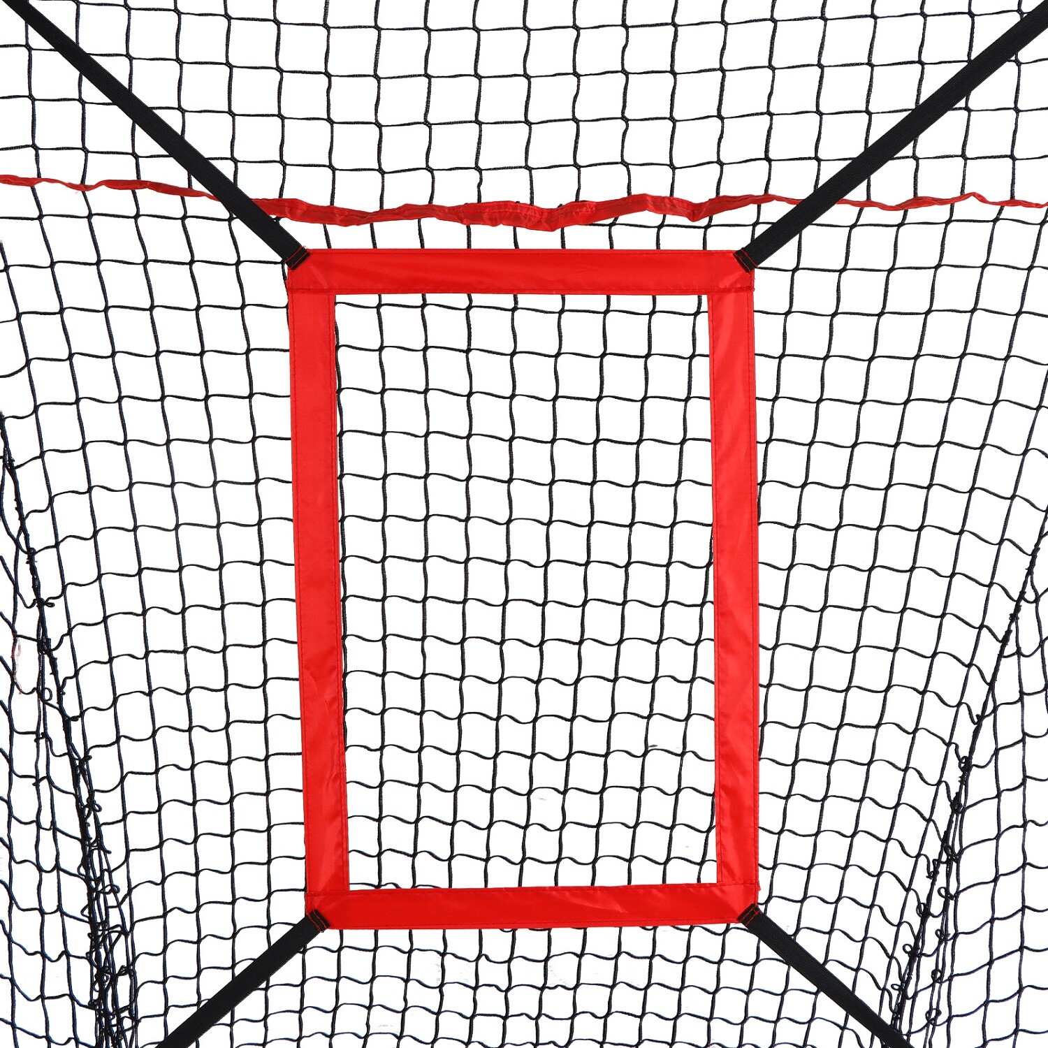 7×7' Baseball Softball Net Practice Hitting Batting Training Net w/Strike Zone