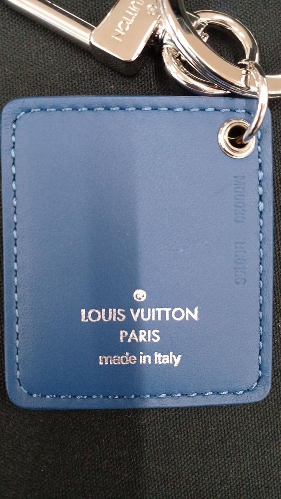 Louis Vuitton Keyring Black Blue