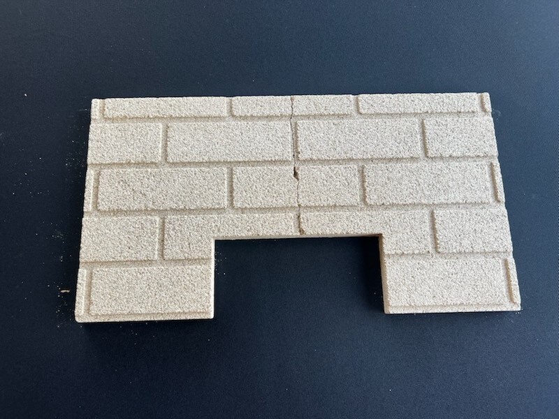 Glow Boy Firebrick panel fiberboard *BROKEN*