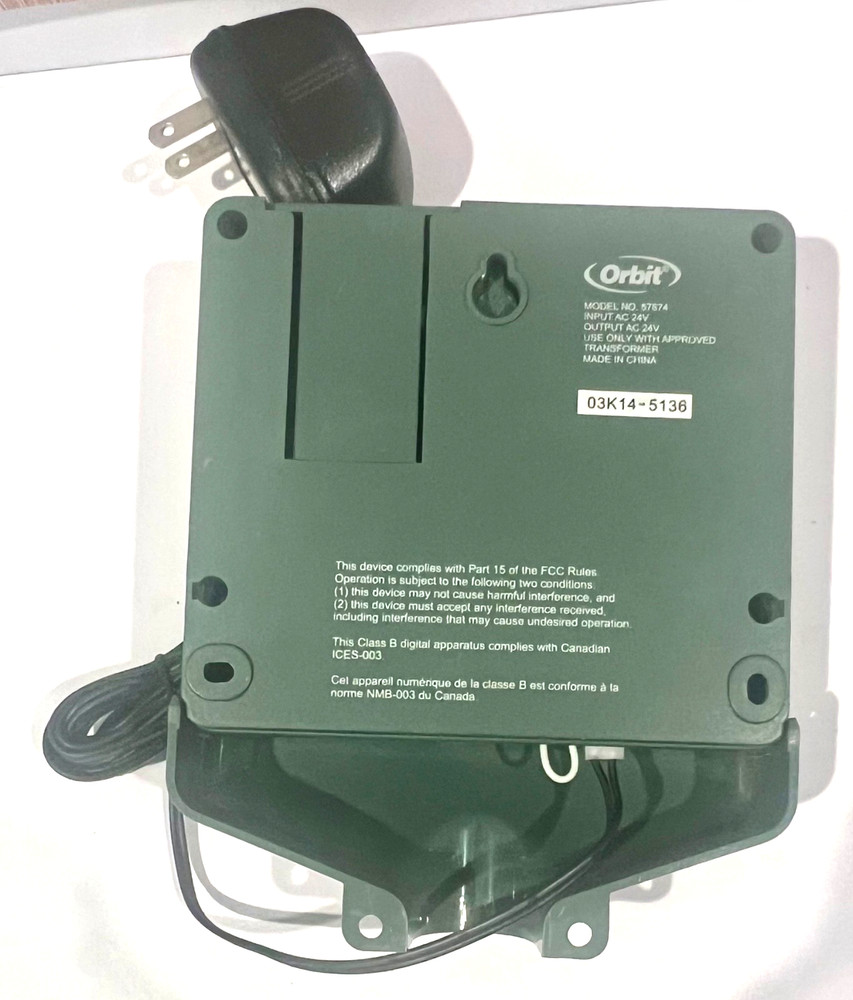 Orbit 4 Station Indoor Easy Dial Sprinkler Timer MODEL 57874