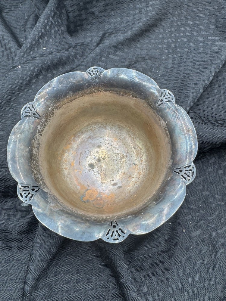 Silver Plated Footed Bowl