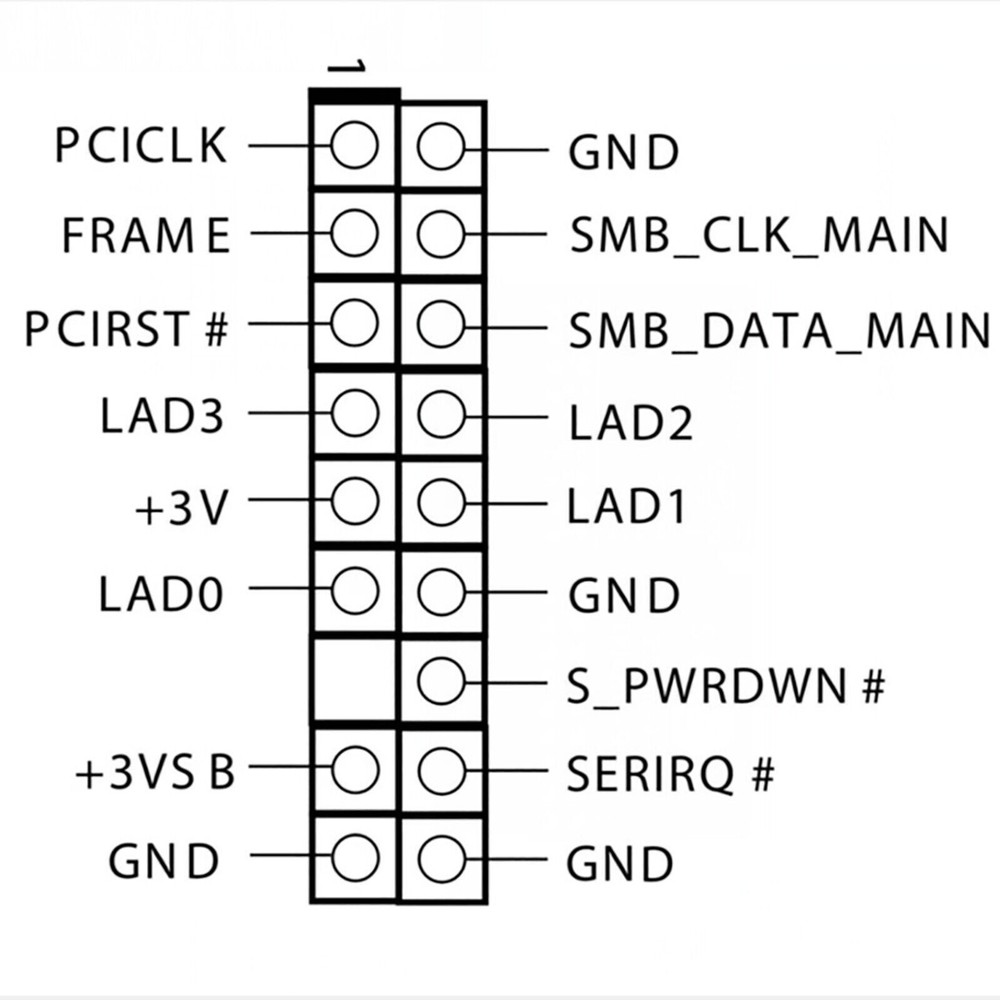 TPM TPM2.0 Module for ASRock TPM Security Module (18-1 Pin) Win11 Module