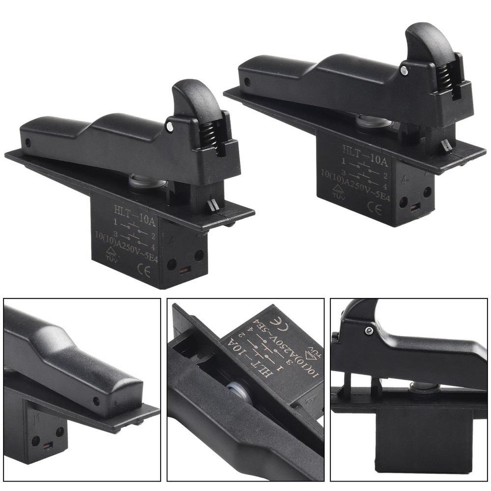 Lock On Feature in this Electric Tool Trigger Switch for 150 Angle Grinder