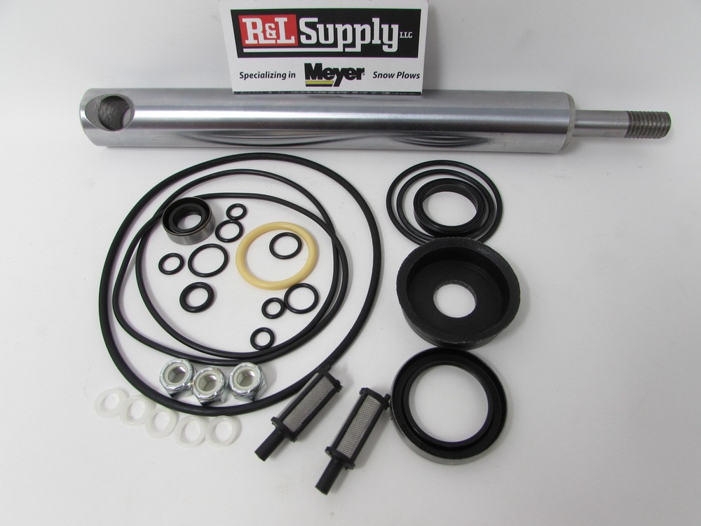 MEYER SNOW PLOW PUMP E50 V66 E60 E-60 BASIC SEAL KIT 6" RAM FILTERS 15707