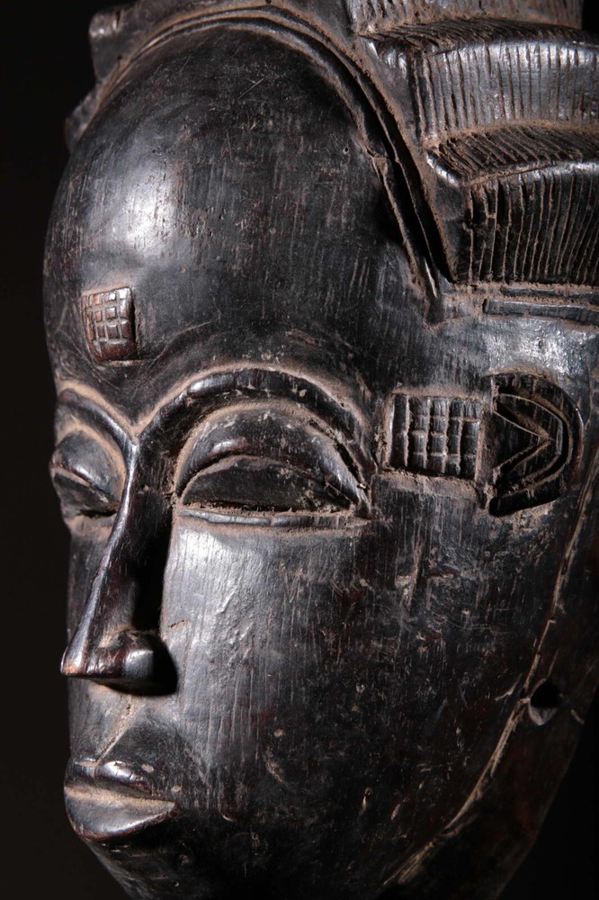 African Mask Baoulé 1900