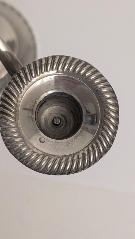 Vintage Silver Plate Adjustable Five Arm Candelabra