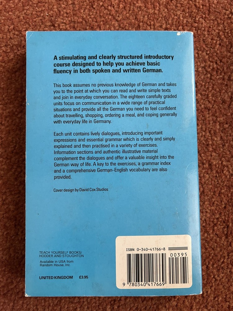 Teach yourself: German, Paul Coggle