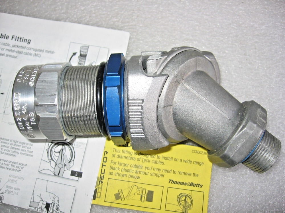 Thomas &Betts T&B Star Teck Extreme Director 3/4" Adjustable Angle Cable Fitting