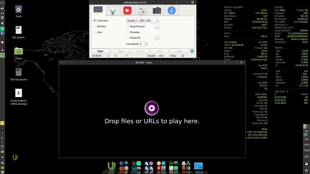Kodachi 8.5 Linux - Security - Pentesting - Antivirus 16 GB BOOTABLE USB