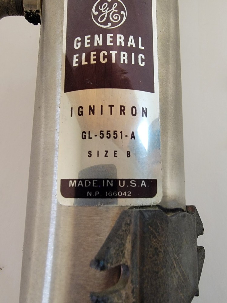 GE IGNITRON TUBE GL-5551-A, SIZE B.