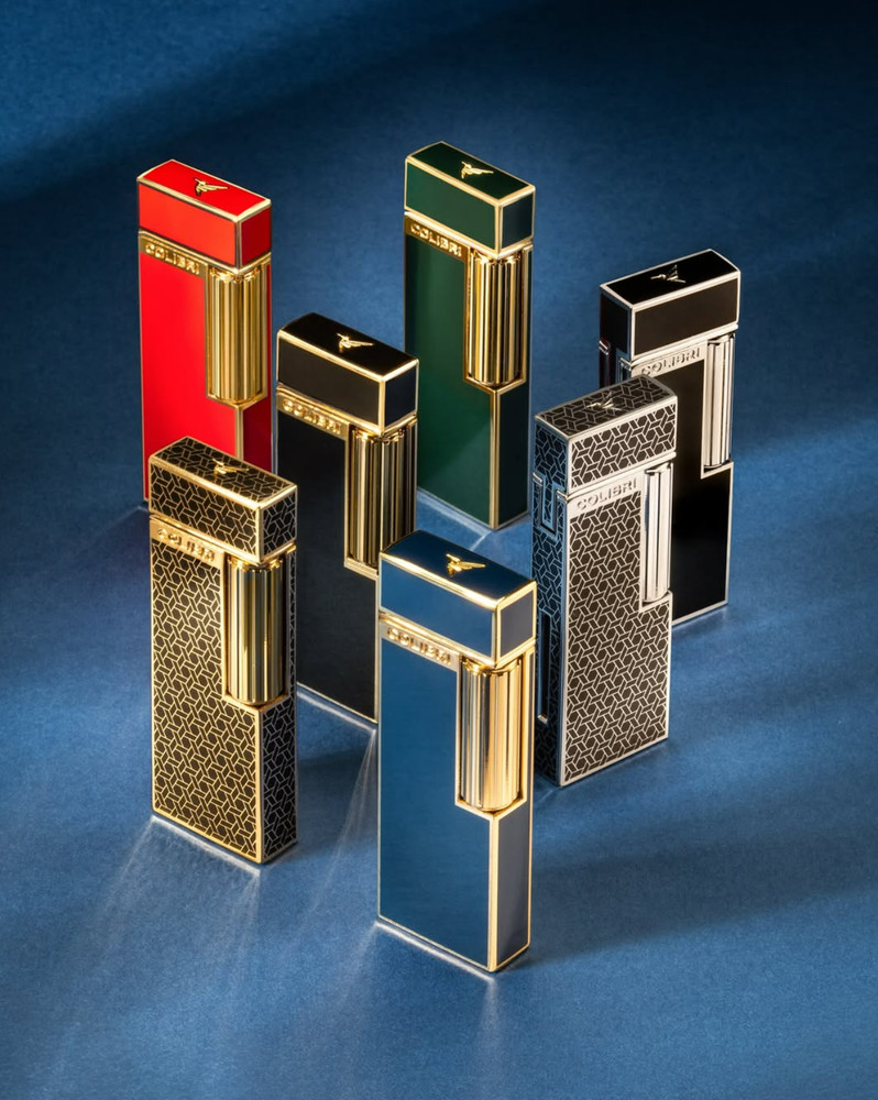 Colibri Cigar Lighter Continental Black Chrome
