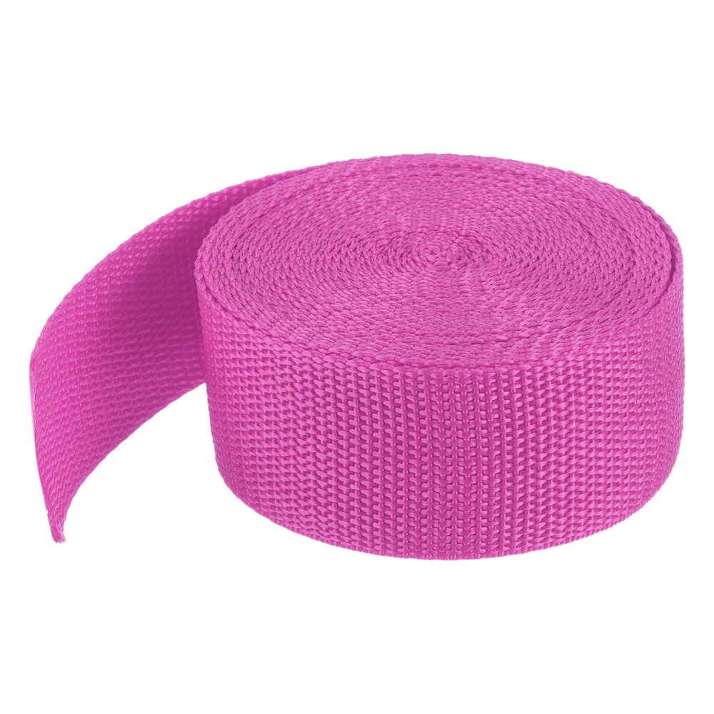 Lightweight Polypropylene Webbing Strap 3.8cm 5 Yard Plum Red