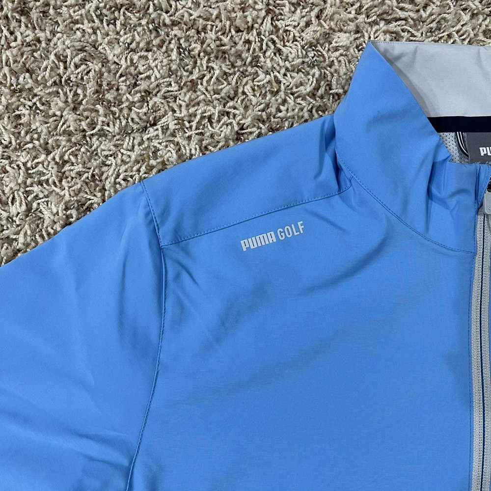 Puma Men’s Monterey Wind Golf Jacket Blue, Size Medium (New)