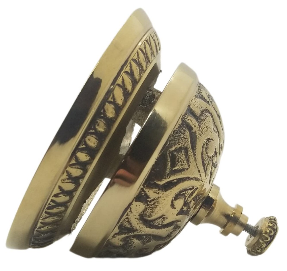 Solid Brass Victorian Style Service Desk Bell