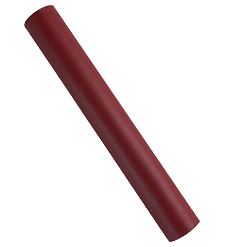 Faux Leather Sheets for Craft One Roll Matt Smooth Surface Solid Burgundy