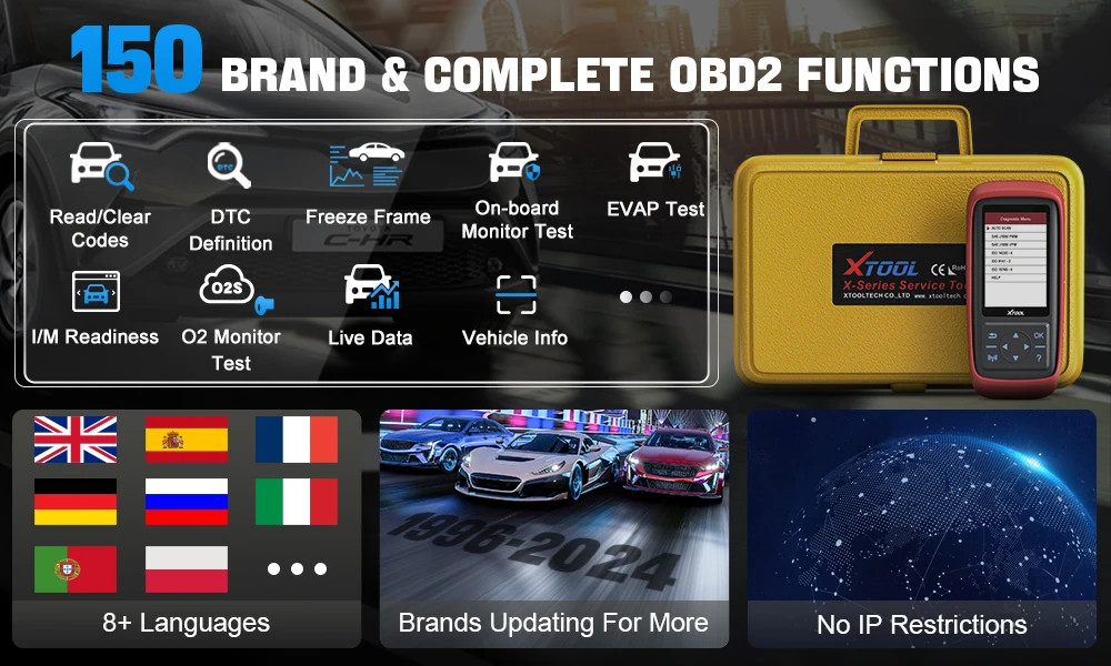 XTOOL X100 Pro2 Auto Key Diagnostic Tool New IMMO Car OBD2 Scanner EEPROM