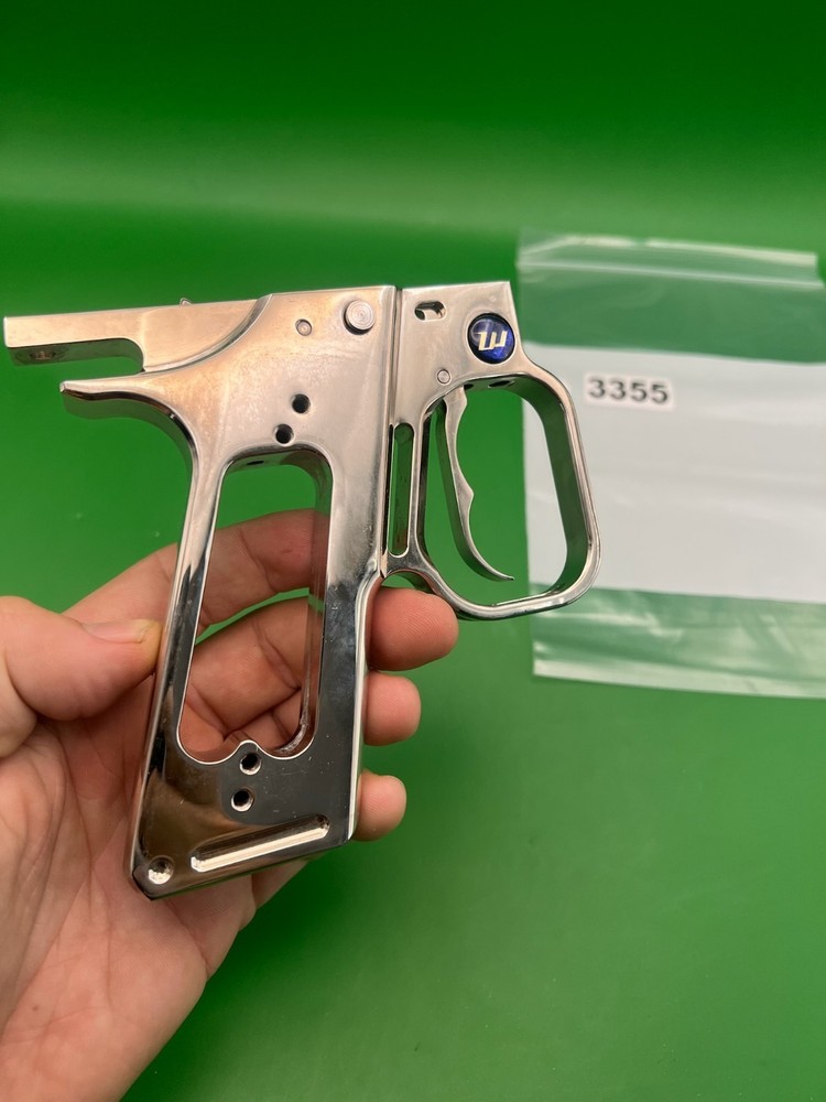 WGP Autococker Hinge Paintball Marker Frame - Silver