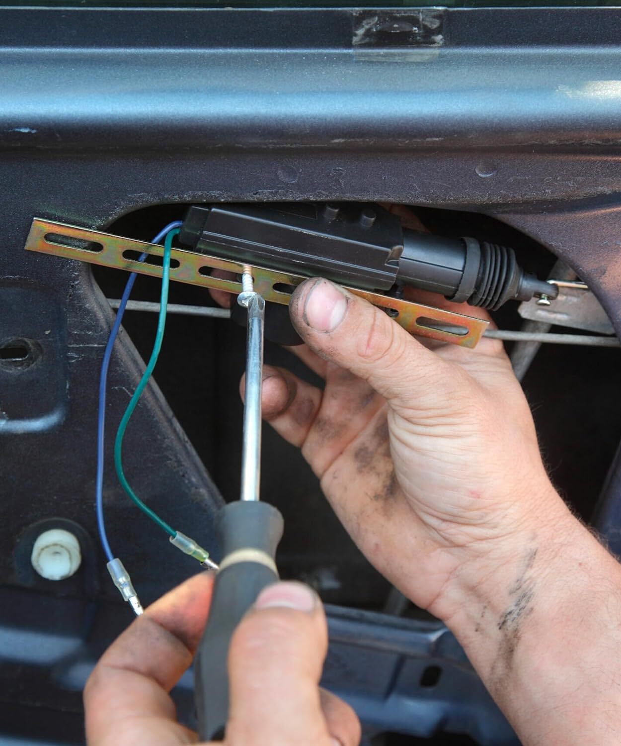 4x Universal Car Auto Heavy Duty Power Slave Door Lock Actuator Motor 2 Wire 12V