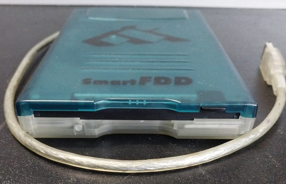 Microtech SmartFDD External Floppy Disk Drive Blue