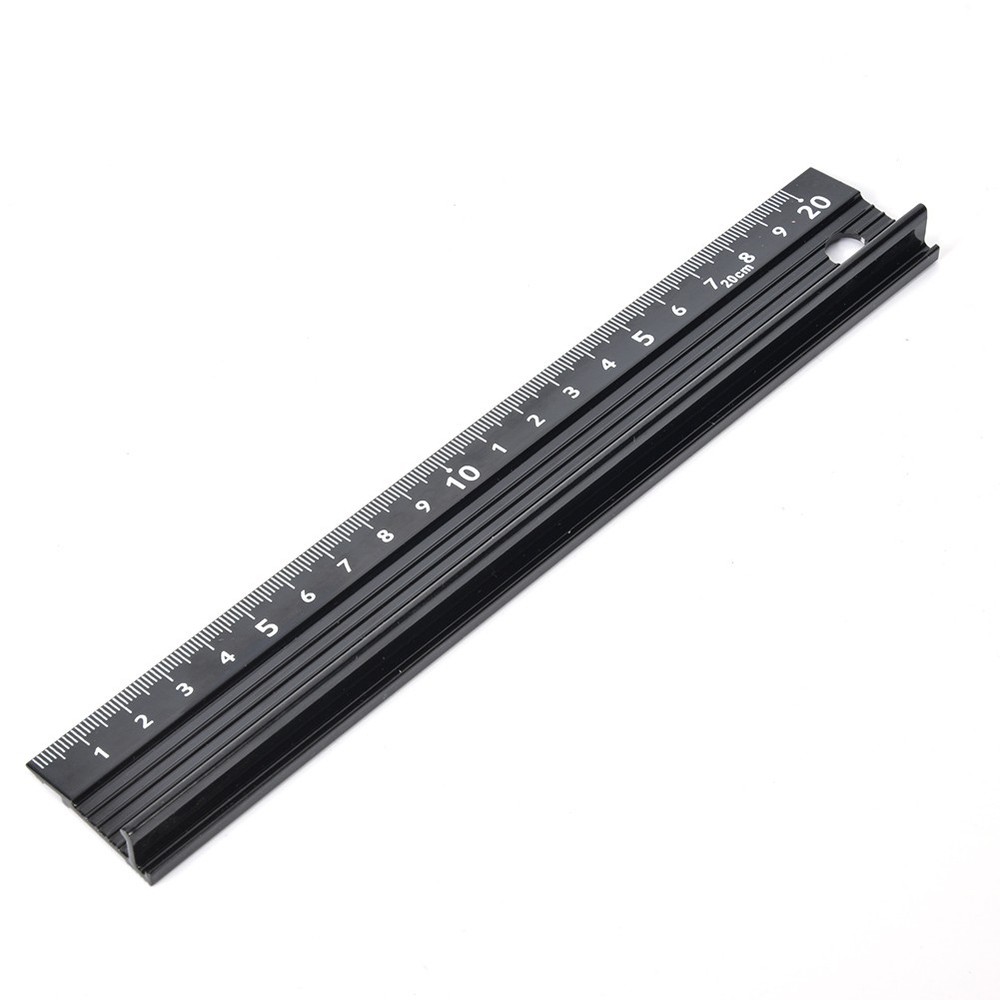 (20cm)Cutting Ruler L Type Measuring Tool Hardware Accessory For Length New