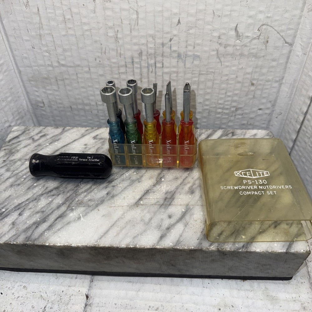 Xcelite PS-130 Screwdriver/Nutdriver Vintage Complete