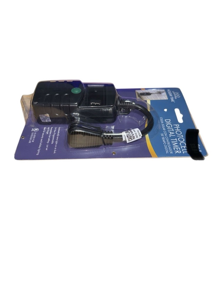 New Photocell Digital Timer Holiday Time