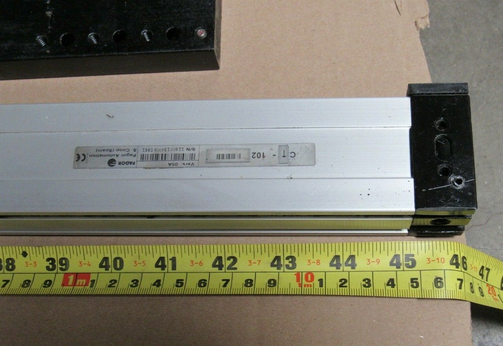 FAGOR LINEAR ENCODER CT-102 VERS 05A, W/ CT VERS 18A EC-4-PD 07A-0710, 1640MM