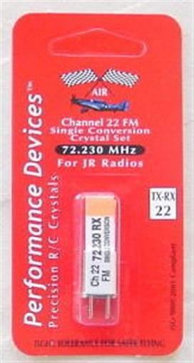 JR Single Conversion 72Mhz FM Crystal Set (Channel 22)