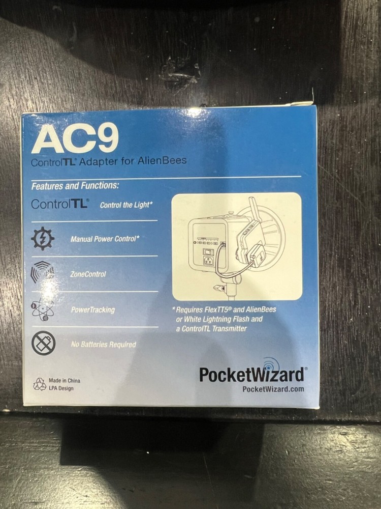 Pocket Wizard AC9 Alien Bees Adapter for Nikon PocketWizard AC9-N