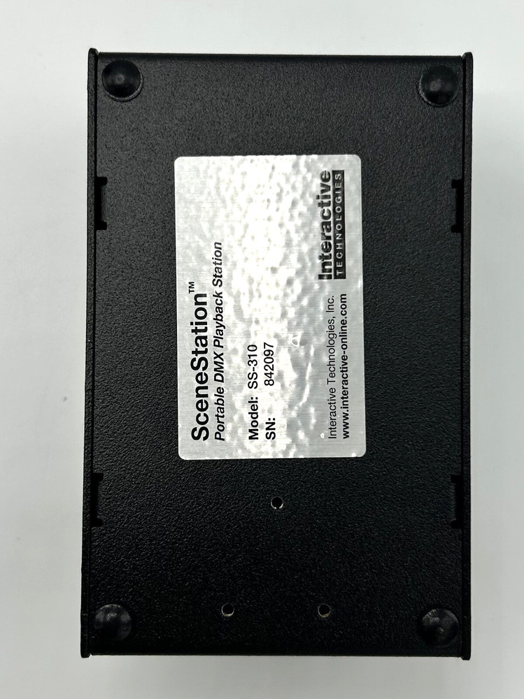 Interactive Technologies SceneStation Portable DMX Playback Station SS-310 Kit